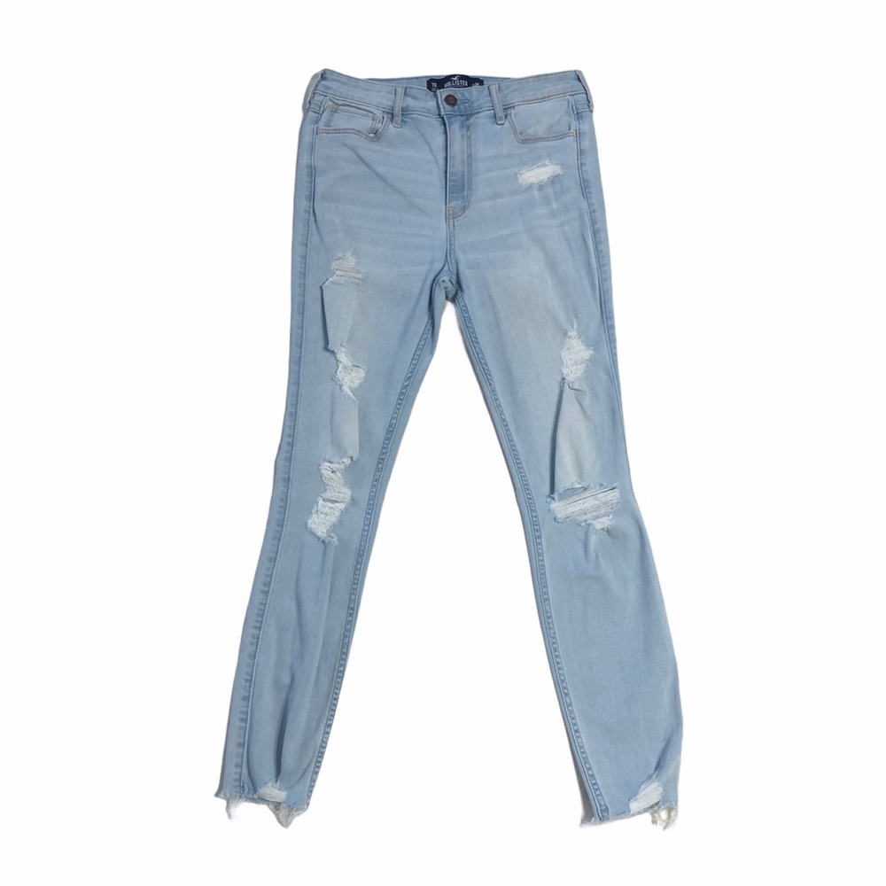 Hollister High Rise Crop Super Skinny Jeans 0805 - Picture 2 of 7